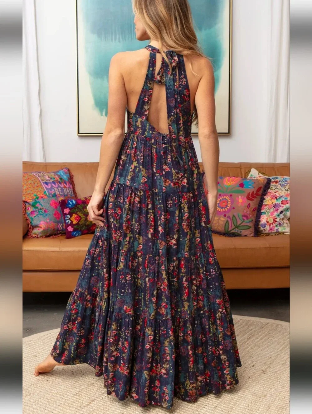 Natural Life Size Small Maxi Dress - Picture 2 of 16